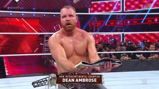 ¡Dean Ambrose se convirtió en el campeón intercontinental, tras vencer a Seth Rollins!