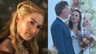 Lena Headey, la despiadada ‘Cersei Lannister’ de “Game of Thrones”, se casó con Marc Menchaca