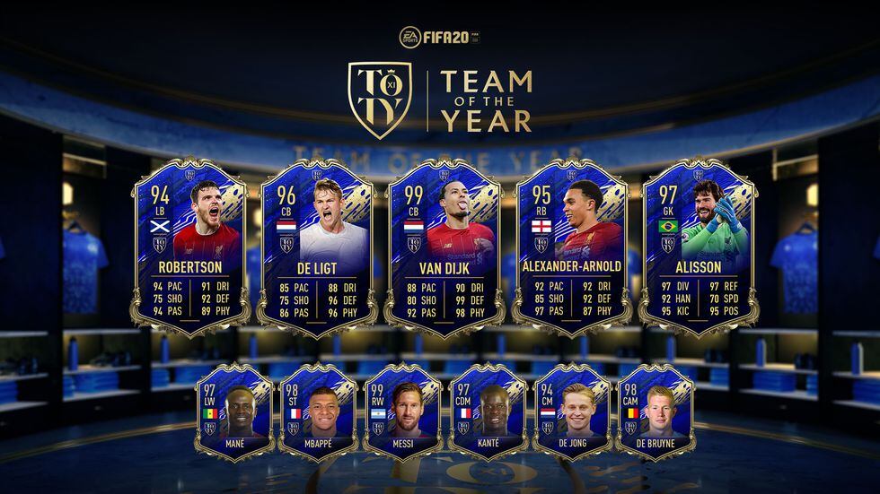 FIFA 20: ¡Virgil Van Dijk El Mejor Defensa! Los TOTY Revelan Sus ...