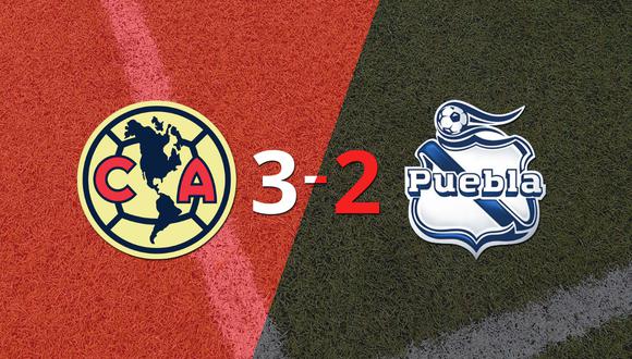 Triunfo 3-2 de Club América frente a Puebla