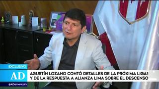 Agustín Lozano espera que el torneo peruano vuelva a ser descentralizado y con cada club en su localía