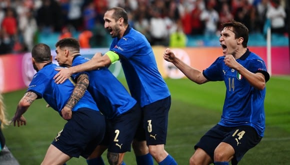 Italia vs. Inglaterra en Wembley por la final de la Eurocopa 2021. (Foto: Reuters)