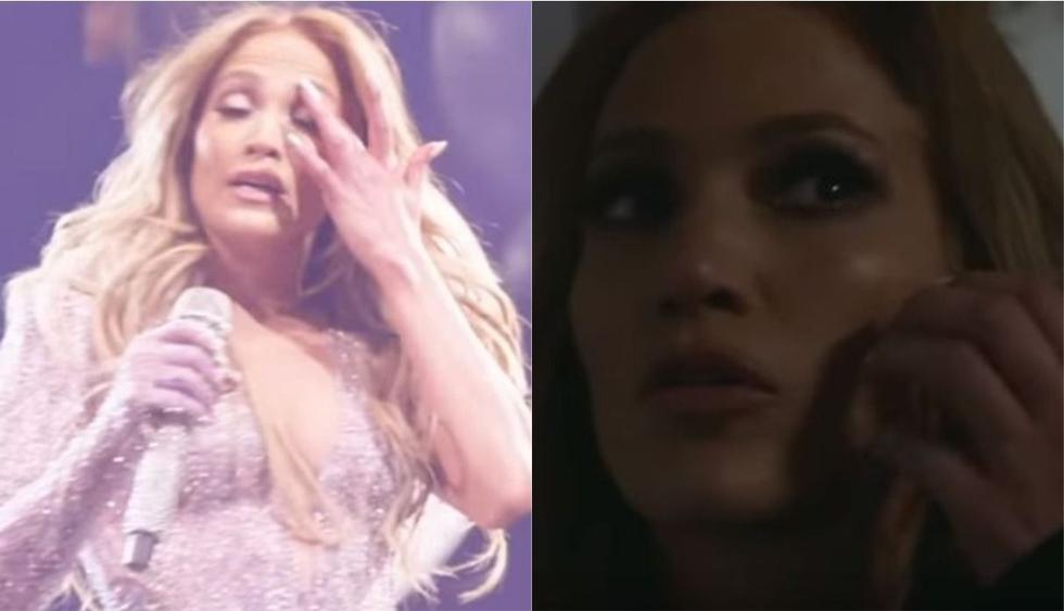 Jennifer Lopez muestra cómo quedó su rostro tras sufrir un golpe en pleno show. (Foto: Captura de video)