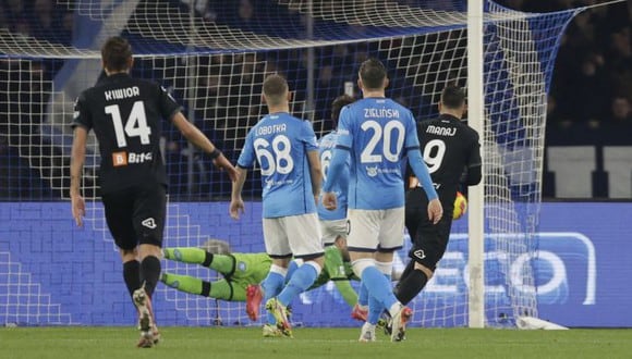 Golpe en San Paolo: Napoli perdió 0-1 con Spezia en la Jornada 19 de la Serie A. (EFE)