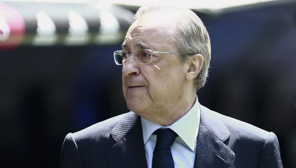 Florentino Pérez lidera como presidente el frenado proyecto de la Superliga Europea. (Foto: AFP)