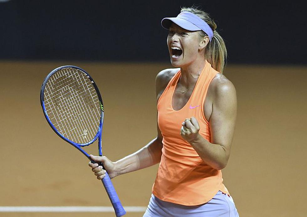 Maria Sharapova fue suspendida por 15 meses por un doíng positivo. (AP)