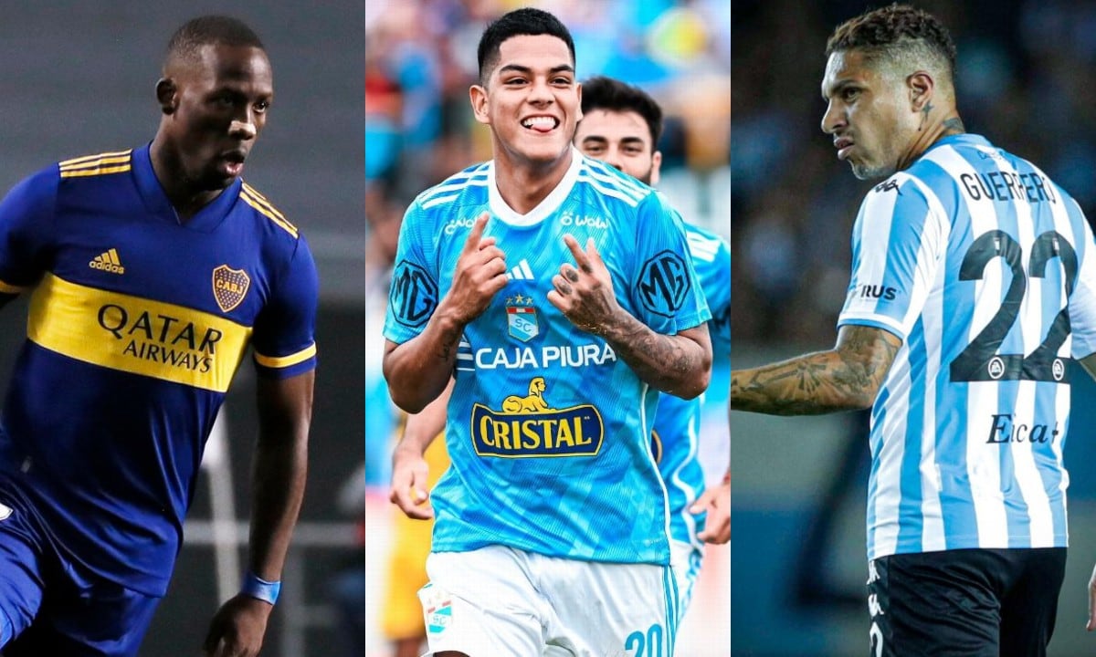 Tras interés por Grimaldo: peruanos que jugaron en Argentina en los últimos años. (Foto: Composición)
