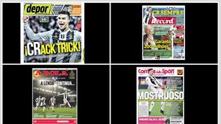 El 'Rey' de la Champions y de las portadas: así amanece el mundo tras la gran noche de Cristiano Ronaldo [FOTOS]