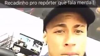 Youtube: Neymar insultó a periodista por acercarlo al Real Madrid