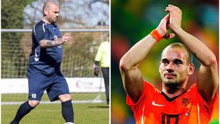 No son solo kilos de más: la transformación de Sneijder tras retirarse [FOTO]