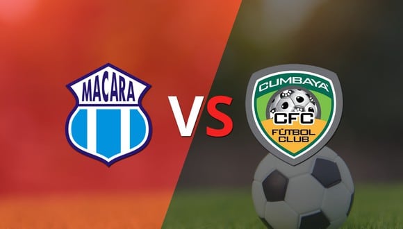 Comenzó el segundo tiempo y Macará está empatando con Cumbayá FC en el estadio Bellavista