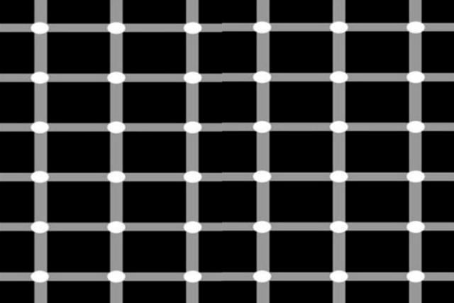 Can you see the black dot in this picture?  This is the optical illusion of the moment.  |  Photo: RadioMiter