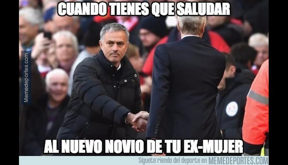 José Mourinho protagonista de los memes tras el Manchester United vs. Arsenal (Meme Deportes).