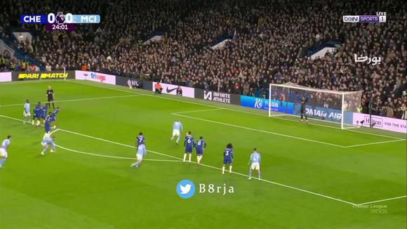 Gol de Erling Haaland para el 1-0 del City vs. Chelsea. (Video: BEIN HD)