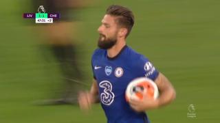 Una esperanza para los ‘blues’: Giroud descuenta y anota el 3-1 del Chelsea ante Liverpool [VIDEO]