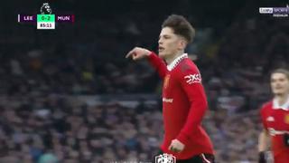 ¡Nuevo golazo de Garnacho! El 2-0 de Manchester United vs. Leeds, en Premier League