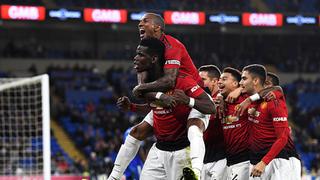 Manchester United venció 5-1 a Cardiff City por la fecha 18 de Premier League 2018