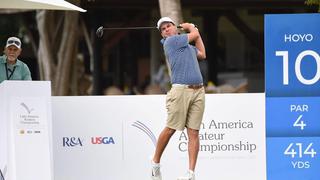 Julián Périco, golfista peruano, viene destacando en el Latin America Amateur Championship