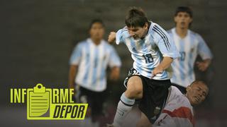 El primer contacto de Messi con la Selección Peruana fue ante Sub 20