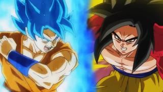 Dragon Ball Heroes: Super Saiyan Blue vs. Super Saiyan 4. ¿Cómo es posible?