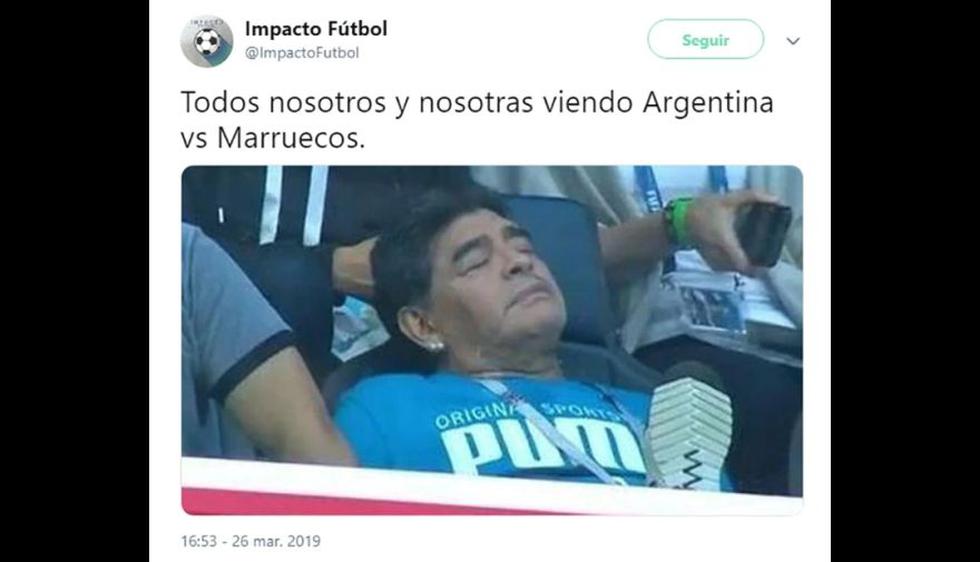 Argentina vs. Marruecos: los mejores memes de la victoria de la 'Albiceleste' en amistoso. (Foto: Facebook)