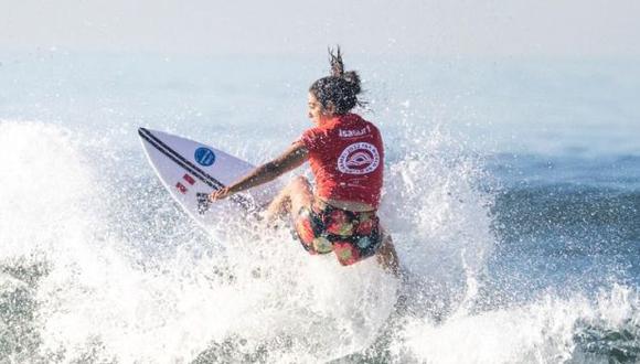 Daniella Rosas quedó en cuarta posición en el ISA World Surfing Games. (Foto: Daniel Apuy / GEC)