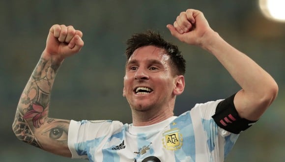 Lionel Messi ganó la Copa América 2021 con Argentina. (AFP)