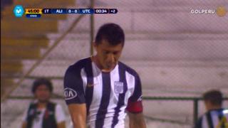 Alianza Lima: Rinaldo Cruzado y la ocasión de gol que no se concretó de milagro
