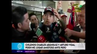 Seleccionados chilenos pedirían suspender amistoso ante Perú