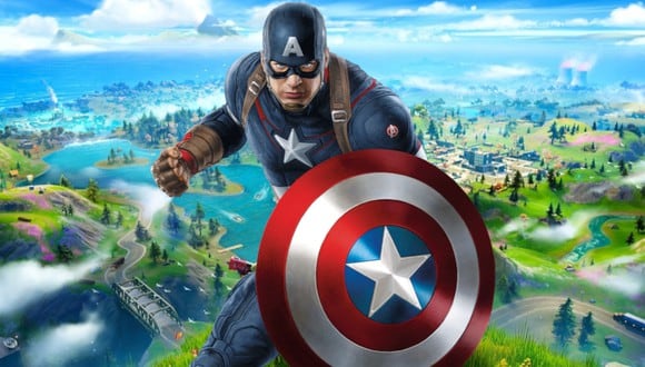 Fortnite y Marvel volverían a colaborar con una skin de Capitán América. (Foto: montaje)