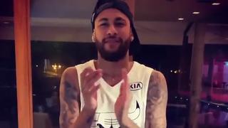 Desde su casa, en Brasil: Neymar se unió al aplauso sanitario contra el coronavirus [VIDEO]