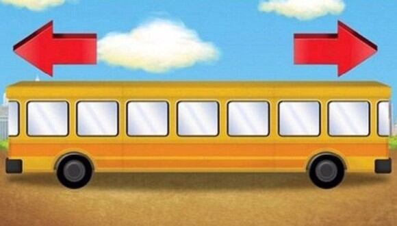 ¿En qué dirección arrancará el bus? El acertijo viral que ha enloquecido a Internet. (Foto: National Geographic)