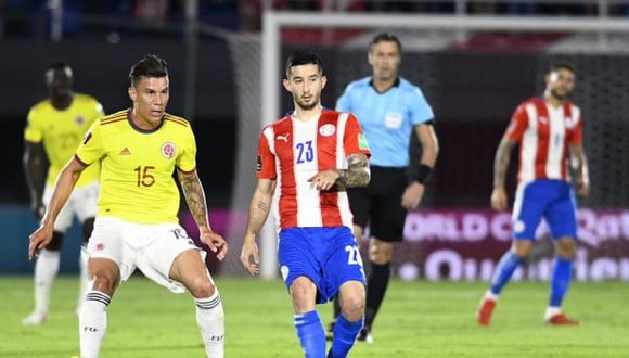 Colombia vs. Paraguay en Asunción por las Eliminatorias Qatar 2022. (Foto: Agencias)