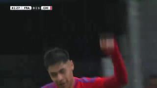 Gol de Dario Osorio: el descuento 3-2 de Chile vs. Francia en Marsella [VIDEO]