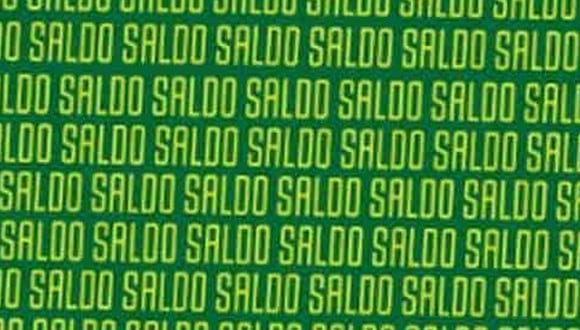 En esta imagen, cuyo fondo es de color verde, abundan las palabras ‘SALDO’. Entre ellas, está la palabra ‘SALVO’. (Foto: MDZ Online)
