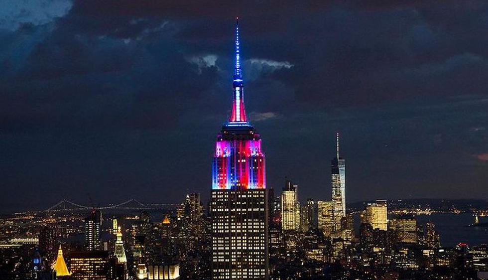 Barcelona luce sus colores en el Empire States como el Waldorf en Nueva York. (Foto: FC Barcelona)