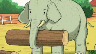 Sin marearte: encuentra al animal escondido junto al elefante en este reto viral [FOTO]