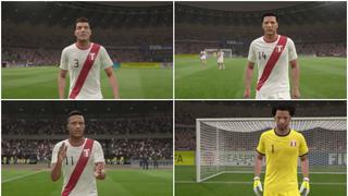 FIFA 17: los sorprendentes rostros de los futbolistas de la Selección Peruana
