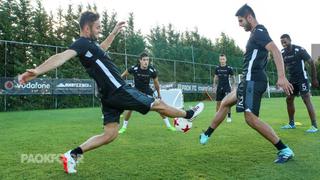 Con la mira puesta en esta temporada: así fue el primer entrenamiento de Carlos Zambrano con PAOK Salónica