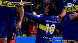 Alianza Lima vs. Boca Juniors: Edwin Cardona abrió la cuenta en La Bombonera con un golazo [VIDEO]