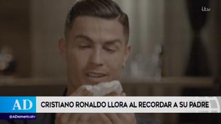 Cristiano Ronaldo se quebró en llanto luego de ver un video inédito de su padre