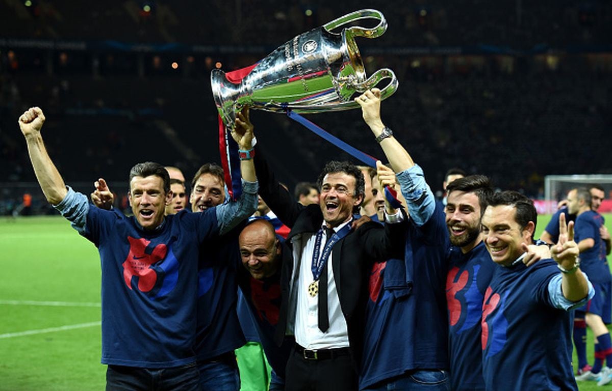 Luis Enrique le dio la Champions League al Barcelona en 2015. (Getty)