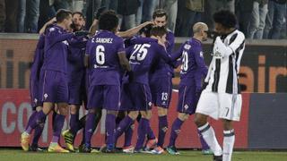 Tropezón: Juventus perdió 2-1 ante la Fiorentina en la Serie A