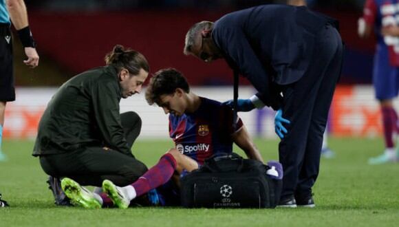 Joao Félix salió lesionado en el Barcelona vs. Shakthar. (Foto: Getty Images)