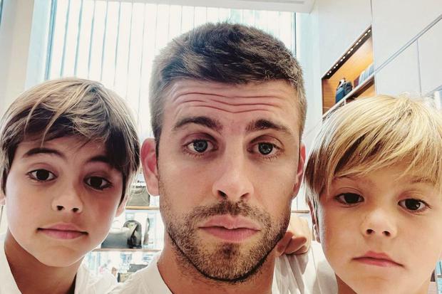 El exjugador del FC Barcelona se reúne con sus hijos en Cataluña (Foto: Gerard Piqué / Instagram)