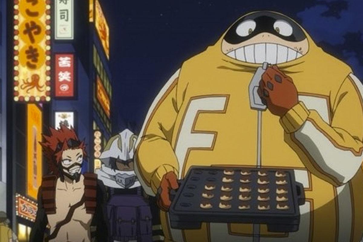 El quinto capítulo de "My Hero Academia" muestra las prácticas de Kirishima junto a Fat Gum (Foto: heroaca)