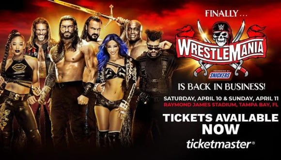 WWE WrestleMania 37: fechas, horarios en el mundo y canales de TV para ver el evento desde Florida. (WWE)