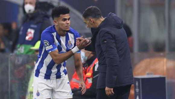 Sérgio Conceição supo explotar las cualidades de Luis Díaz ubicándolo como extremo izquierdo en el Porto. (Foto: Getty Images)