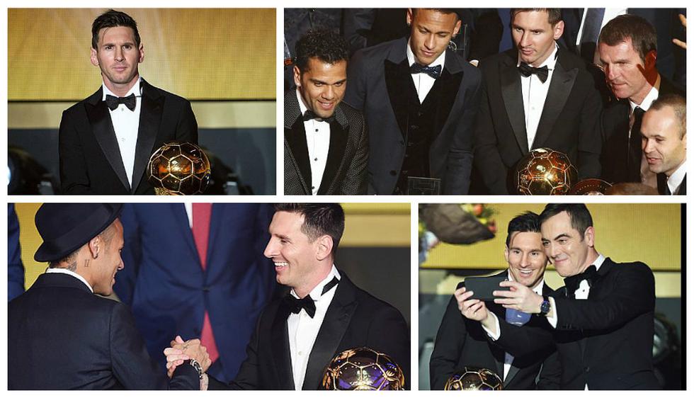 Lionel Messi ganó el Balón de Oro por quinta vez. (Getty Images)