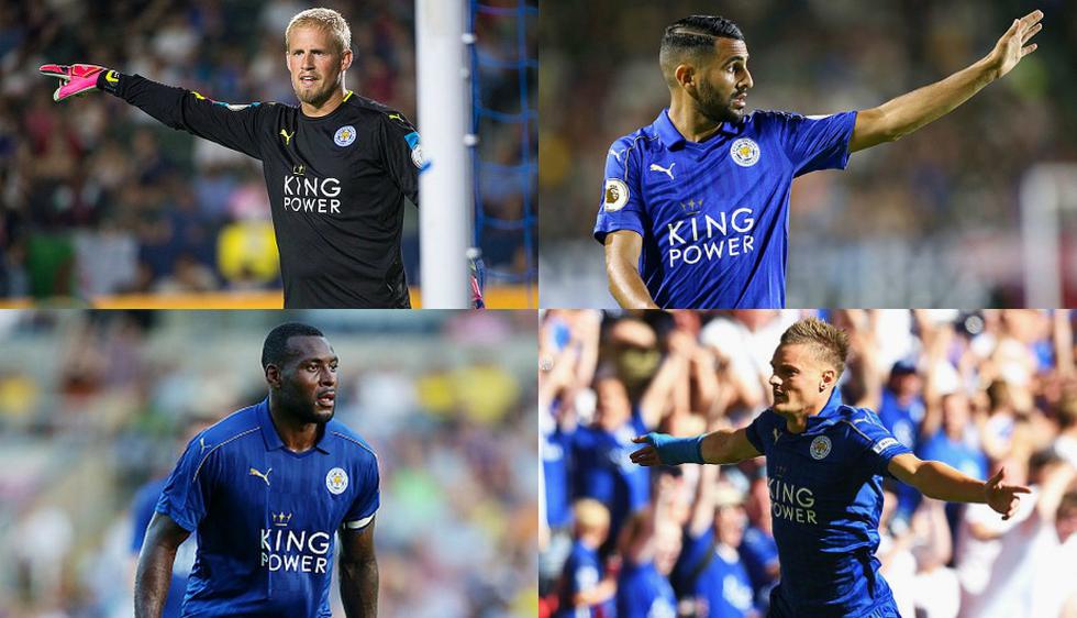 Esta sería la formación del Leicester City de cara a una nueva campaña. (Getty Images)